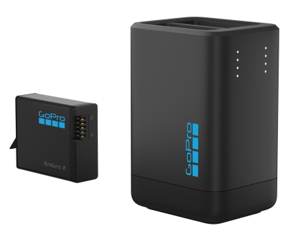 Akcesoria do kamer sportowych GoPro Dual Charger + Enduro 2 (Mission1/H13)